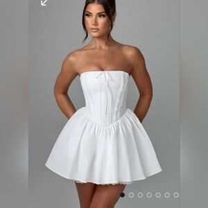 Babyboo EVIE MINI DRESS - IVORY size Medium